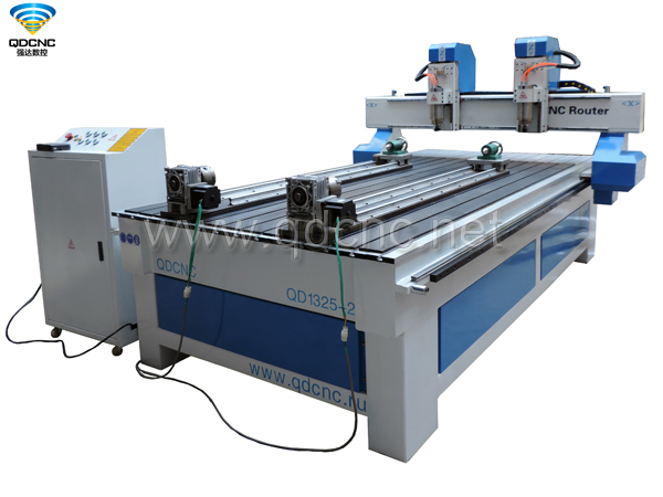 QD-1325R2 CNC Router with Rotary
